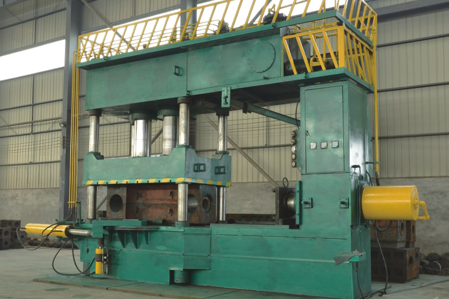 Stainless steel elbow pushing machine